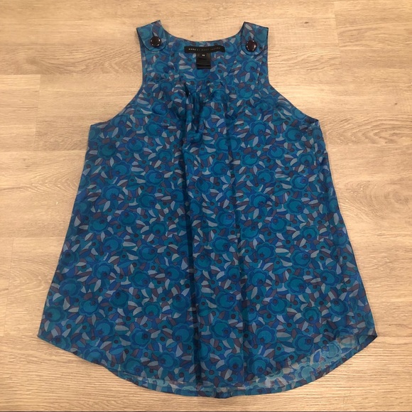 Marc By Marc Jacobs Tops - Marc by Marc Jacobs Silk Blend Sleeveless Top SzXS